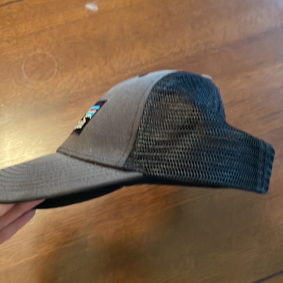 Patagonia trucker hat. Gray and black.  Snap back. - Picture 5 of 5